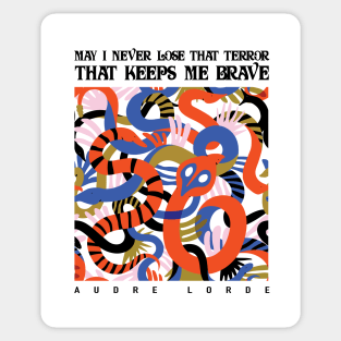 Audre Lorde - Brave Sticker